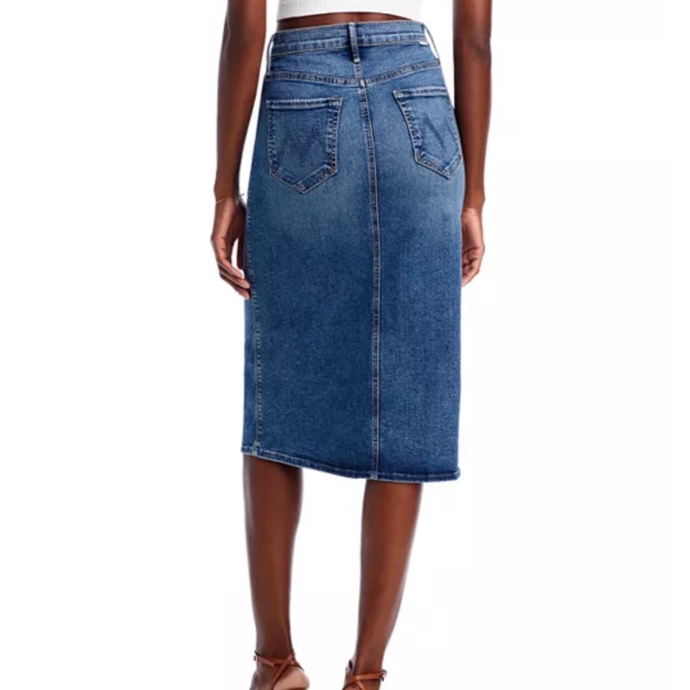 MOTHER The Swooner Straight A Midi Skirt (altered to create split front) sz 24